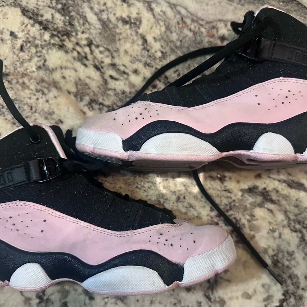 Jordan 6 Rings TD - Girls 1Y  Basketball Shoes /  High-Top Sneakers